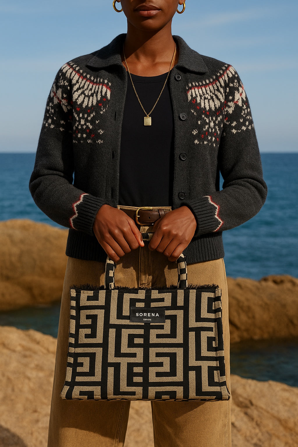 DOMNA MEDIUM TOTE BAG SORENA GREECE