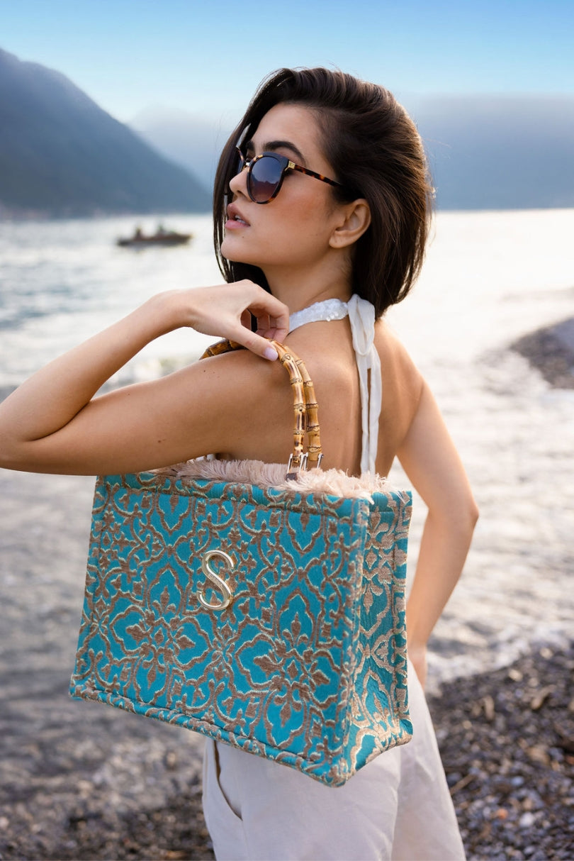 AKROGIALI MEDIUM TOTE BAG SORENA HANDMADE