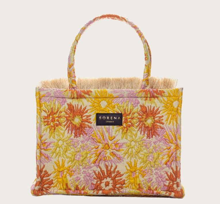 XRYSANTHI MEDIUM TOTE BAG SORENA HANDMADE