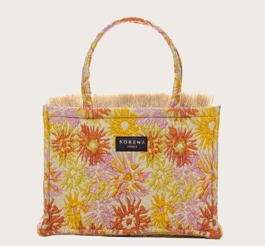 XRYSANTHI MEDIUM TOTE BAG SORENA HANDMADE
