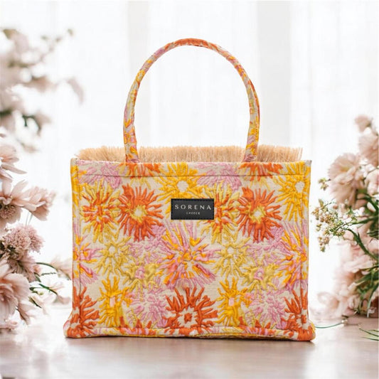XRYSANTHI MEDIUM TOTE BAG SORENA HANDMADE